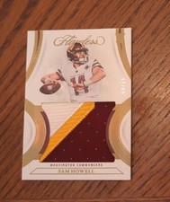 2022 Panini Flawless Sam Howell Rookie Patch #'d 9/25 Card# RP-SH