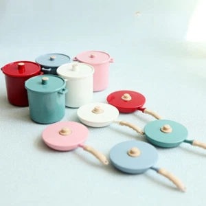 Accesorios de cocina de aleación de sartén plana para casa de muñecas a escala 1:12 para casa de muñecas - Imagen 1 de 34