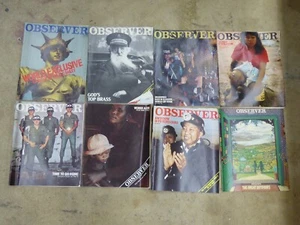 Vintage 1978 Lot of 8 Observer Magazines UK England - Picture 1 of 9