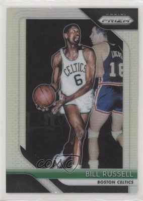 2018-19 Panini Prizm Silver Prizm Bill Russell #25 HOF - Image 1 of 3