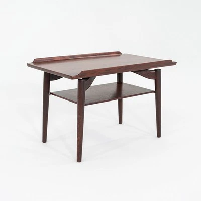 1960s Arne Vodder for George Tanier T9 Side / End Table Teak & Oak 30x19 Inches - Image 1 of 4