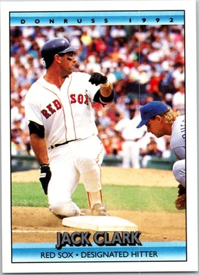 Jack Clark Boston Red Sox 1992 Donruss #169 - Image 1 of 2