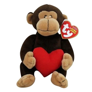 Ty Beanie Baby D'vine - Neu mit Etikett (Monkey Valentine 2008) - Bild 1 von 1