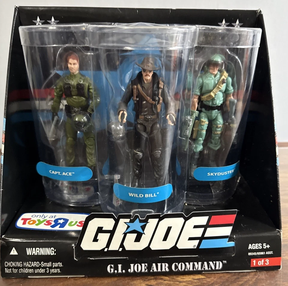 G.I. Joe Air Command 1 de 3 COBRA 25th TU Skyduster, Capt Ace, Wild Bill - Nuevo Foto 1 de 4