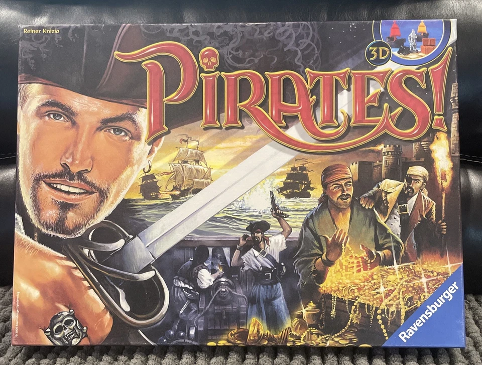 RARE! Pirates! Ravensburger 3D Board Game 2005 MINT - Image 1 of 4
