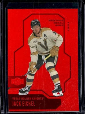 2024-25 Cubierta Superior Skybox Metal Universe Jack Eichel Rojo Gemas Preciosas #25/100 Foto 1 de 2