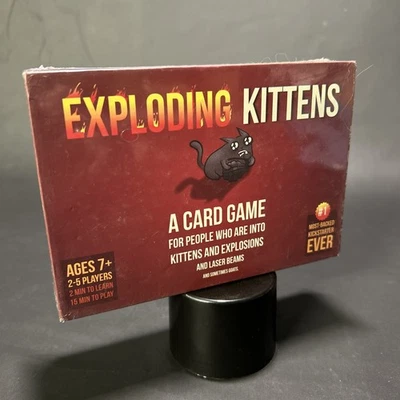 Exploding Kittens Card Game For Ages 7+ For 2-5 Players funny party gift NEW - Image 1 of 4