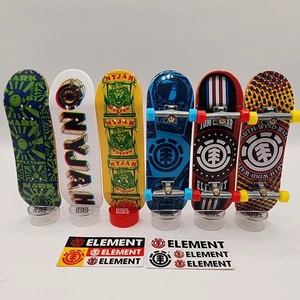 Lote de 6 pegatinas de elementos Tech Deck mini patinetas diapasones - Imagen 1 de 4