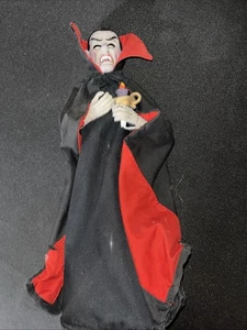 VINTAGE HALLOWEEN ANIMATEDM DRACULA VAMPIRE 1990’s DECORATION Not Tested 12” - Picture 1 of 11