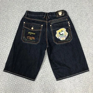 Pantalones Cortos de Denim Coogi Para Hombres 36 Azul Bordado Parche Premium Bermuda Jort Suelto Día - Imagen 1 de 11