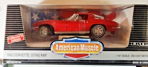 ERTLE American Muscle 1963 Corvette Sting Ray Black 1:18" Collector Edition NIB - Picture 1 of 5