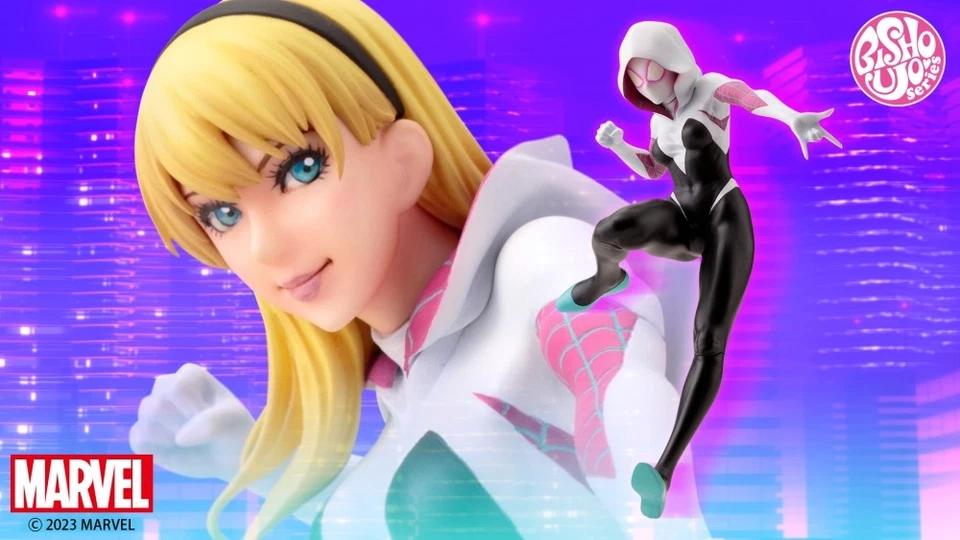 Figura Bishoujo Kotobukiya MK372 1:7 Marvel Spider-Gwen Paquete Renovación Foto 1 de 1
