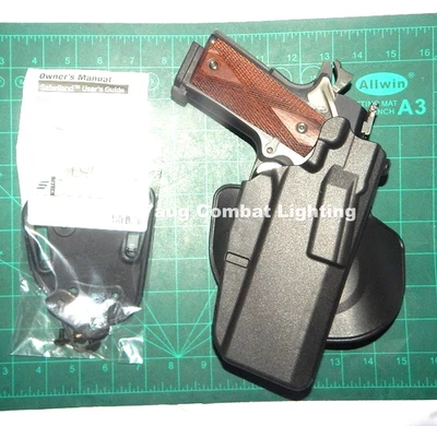 Safariland 7378-53-411 RH Belt Paddle Thumb Break Holster Colt 5" 1911 & Similar - Image 1 of 4