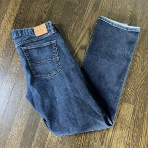 Jeans uomo marca Lucky 34X34 blu 361 vintage pantaloni denim lavaggio medio dritto - Foto 1 di 9