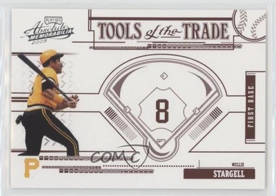 2005 Playoff Absolute Memorabilia Tools of the Trade Red Willie Stargell HOF - Image 1 of 2