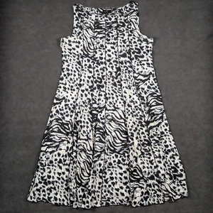 ILE New York Size 18 Leopard Print Sleeveless Versitile Dress - Picture 1 of 6