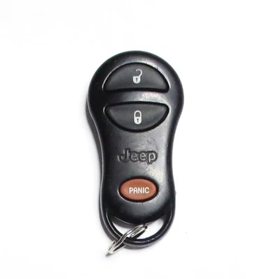 OEM 1999 - 2004 JEEP CHEROKEE KEYLESS REMOTE KEY FOB TRANSMITTER 56036859 BLACK - Image 1 of 3