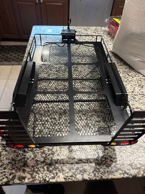 Bold RC 1/10 Scale Full Metal Car Hauler Trailer w Lights Car Truck Crawler Kit - Image 1 of 4