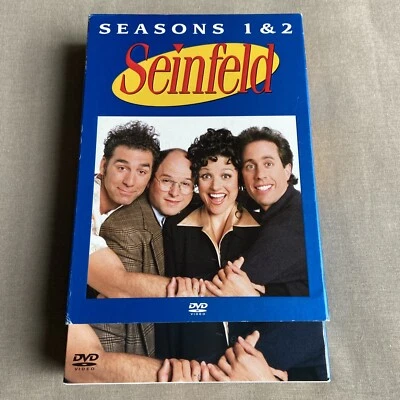 Seinfeld: Complete Season 1 & 2 (DVD, 1991) Sitcom Comedy Jerry Wayne Knight + - Image 1 of 4