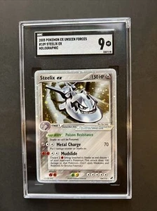 SGC 9 Mint Pokemon Steelix ex EX Unseen Forces Ultra Rare Holo 109/115 !! - Picture 1 of 4