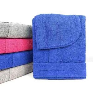 Accappatoio in spugna con Cappuccio Taglie Calibrate (3XL, 4XL, 5XL) 100% Cotone - Foto 1 di 4