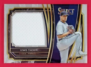 2020 Select Lewis Thorpe Rookie Jumbo Swatch #38 Minnesota Twins - Picture 1 of 2