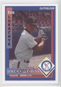 1995 Coastal Forms Toledo Mud Hens Rob Lukachyk #18