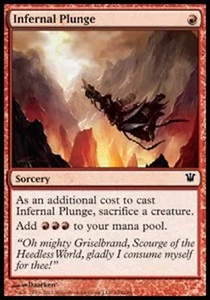 *MRM* FR/VF 4x Infernal Plungeon (Infernal Plunge) MTG Innistrad - Bild 1 von 1