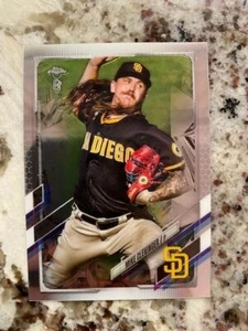 2021 TOPPS CHROME BEN BALLER EDITION CARD SAN DIEGO PADRES MIKE CLEVINGER #130 - Picture 1 of 1