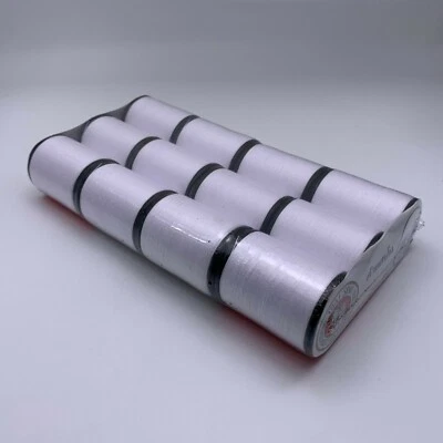 White All Purpose Spun Polyester Sewing Thread 600 Yard Spool DIY Hand Machine - Image 1 of 4