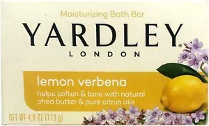 Yardley Lemon Verbena with Shea Butter Bar Soap 4.0 Oz (Pack of 4) - Picture 1 of 2