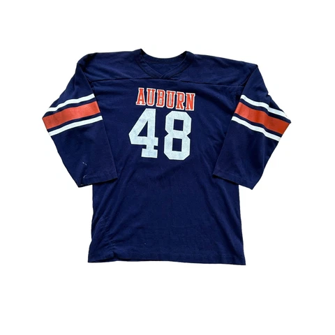 Vintage 80s Auburn Tigers college football jersey style single stitched shirt Cover