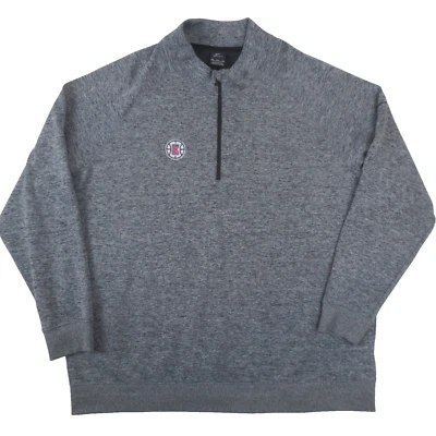 LA Clippers NBA Nike Dri-FIT Player Half-Zip Pullover Mens XXL Gray Long Sleeve - Image 1 of 4