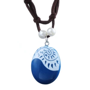 Movie Moana Resin Pendant Necklace Moana Princess Necklace Jewellery 2025 - Picture 1 of 14