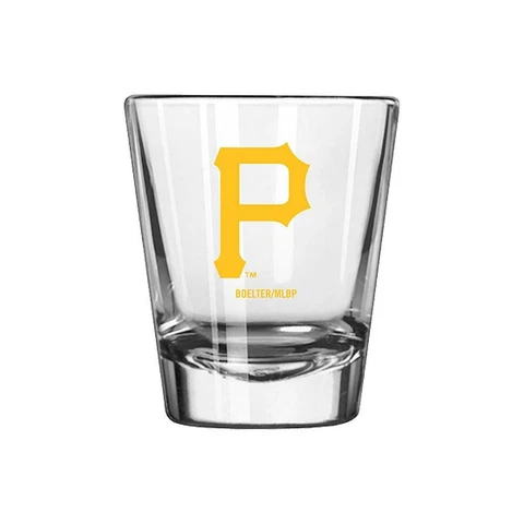 Pittsburgh Pirates Game Day Logo Shot Glass NEW Cover