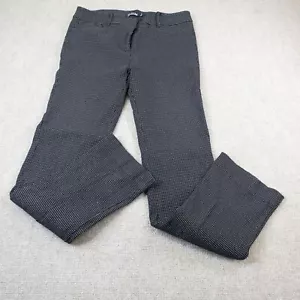 7th Avenue Design Studio Pants Womens 12 Black White Dots Stretch Pockets - Picture 1 of 10