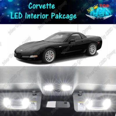 Kit de equipamiento interior de luces LED blancas para Chevy Chevrolet Corvette C5 1997-2004 Foto 1 de 4