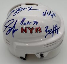 NY Rangers Signed Mini Helmet Core 1994 Stanley Cup 4 Auto Messier Steiner CX