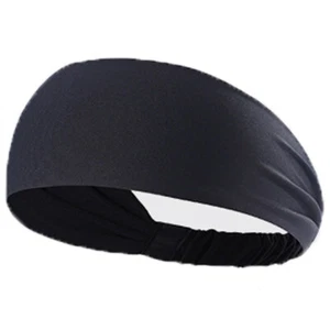 3x Sports Headband Anti-Sweat Band Running Yoga Stretch Head Bands Men Women - Picture 1 of 14