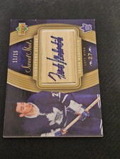 2006-07 UD SWEET SHOT FRANK MAHOVLICH ST-FM #ed 11/15 SIGNATURE STICKS AUTO