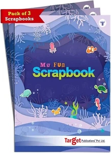 A4 Scrapbook School Craft (Pack of 3, 32 Pages Each) Drawing Pad Photo Book - Picture 1 of 6