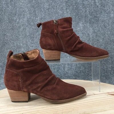 KDB Kelsi Dagger Brooklyn Botas Mujer 6.5 Ego Botín Granate Punta Foto 1 de 4