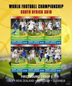 Grenadines #SGMS4035 MNH M/S 2010 South Africa FIFA World Cup Futbol [2757]
