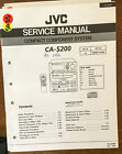 Jvc Ca  S200 Stereo Service Manual Original