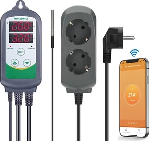 ITC-308 WiFi Termoregolatore Digitale Inkbird Termostati Regolatore Heat Cooler - Foto 1 di 24