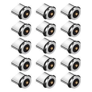 15 Pcs Magnetic Charging Cable Right Angle Usb Adapter Connector - Picture 1 of 12