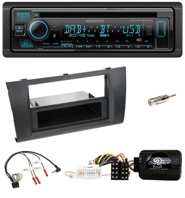 Kenwood Bluetooth DAB CD Lenkrad USB Autoradio für Suzuki Swift 2005-2010 - Bild 1 von 4
