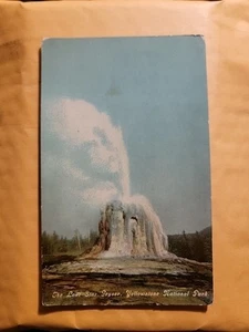 antique Postcard of the Lone Star Geyser, Yellowstone National Park, unposted - Picture 1 of 2