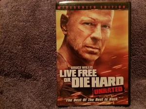 (3FREE) USED DVD Live Free or Die Hard (WS, 2007) Bruce Willis - Picture 1 of 3