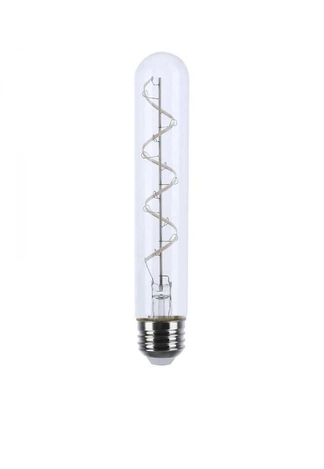SATCO S11524 6W(40W EQ) 120V Reminiscent LED T9 E26 Gray Coil Filament CL 2700K - Image 1 of 2